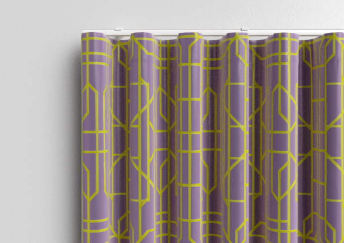 Bamboo Candy, Yellow Lilac - Made To Measure Curtains - Image 13